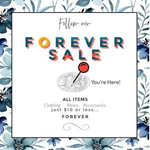 FOLLOW THE FOREVER SALE HERE!